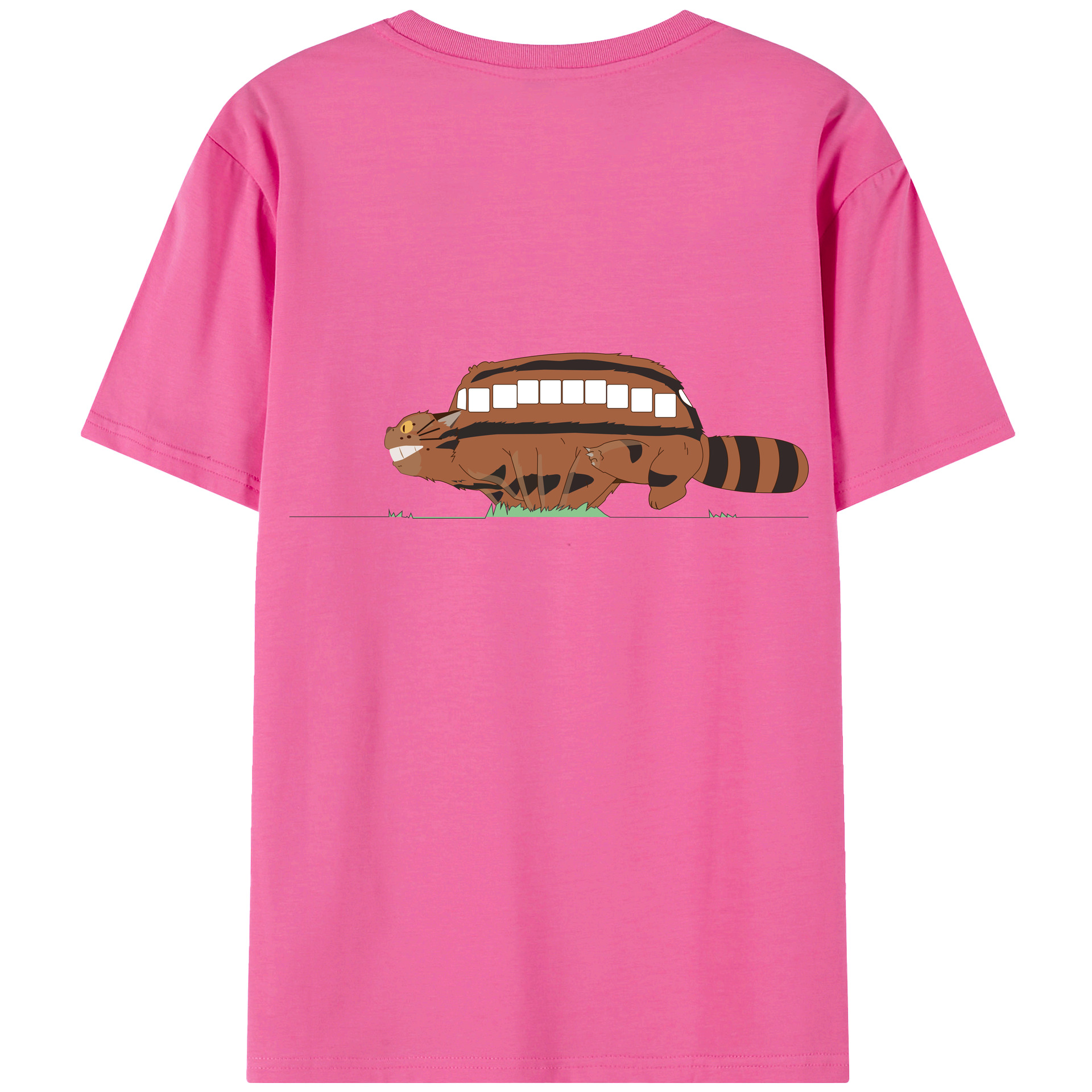 （画像用） となりのトトロ 草壁メイ 草壁サツキ My Neighbor Totoro Satsuki Kusakabe Mei Kusakabe レディース半袖Tシャツ(バックプリント)